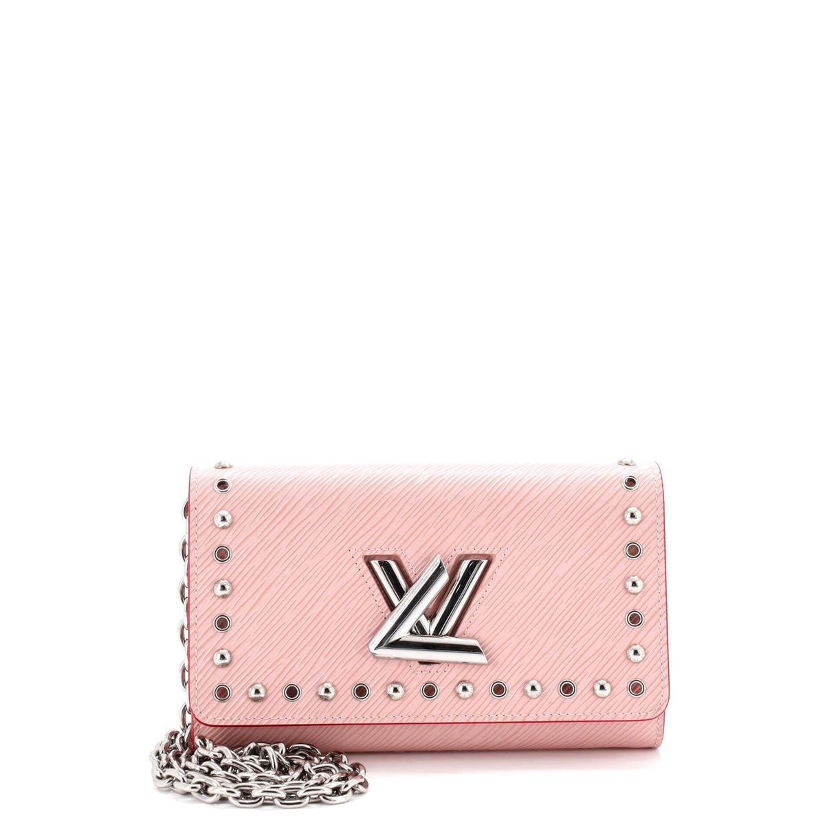 Louis Vuitton Twist Chain Wallet Studded Epi Leather