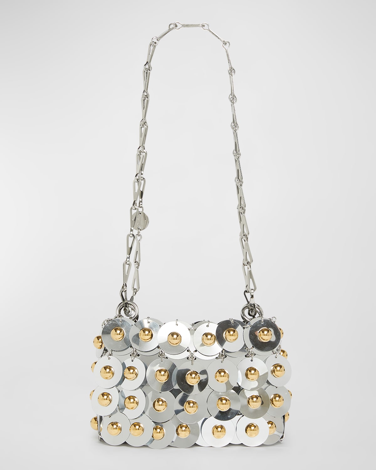 Rabanne Sac a Main Disc Studded Shoulder Bag