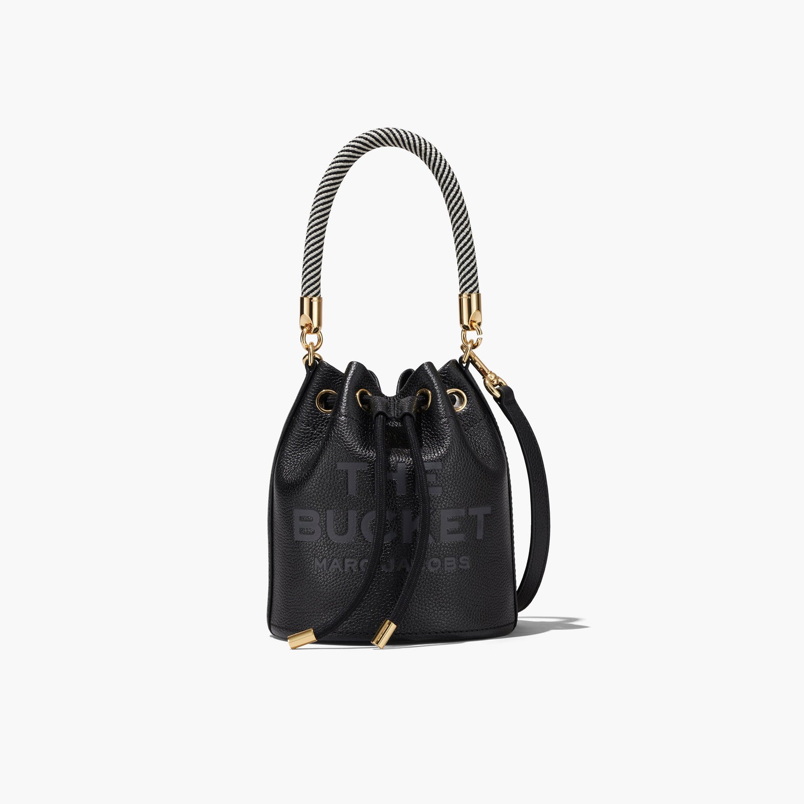 Marc Jacobs The Leather Bucket Bag in Black