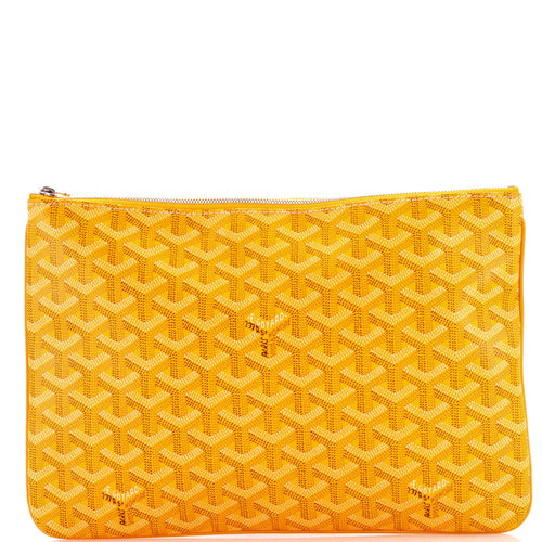 GOYARD Senat Zip Pouch Coated Canvas MM