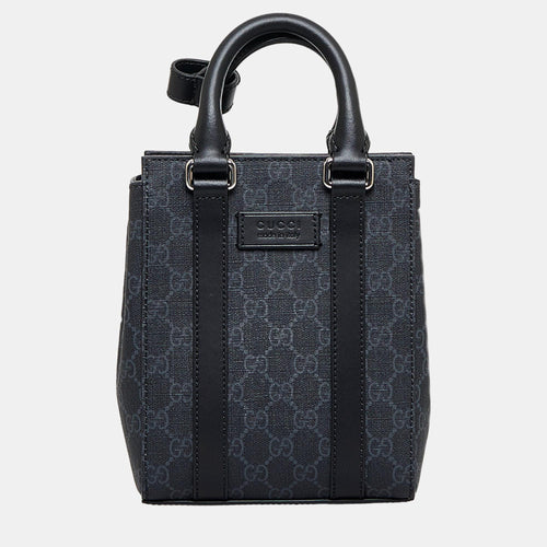 Black Mini GG Supreme Tote