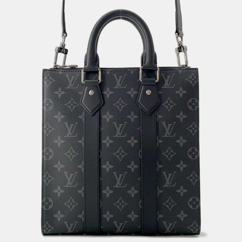 Noir Monogram Eclipse Sac Plat Bag