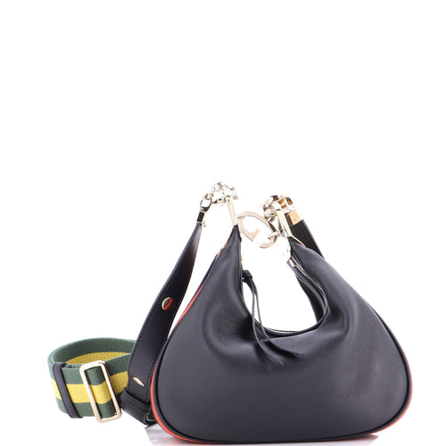 GUCCI Attache Shoulder Bag Leather Small