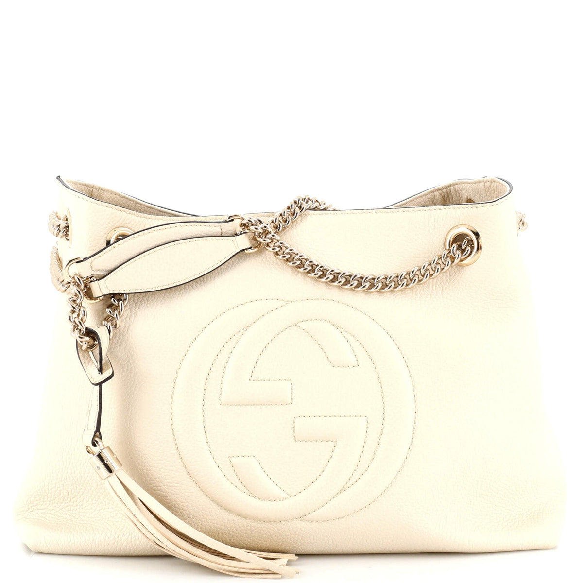 Gucci GUCCI Soho Chain Strap Shoulder Bag Leather Medium