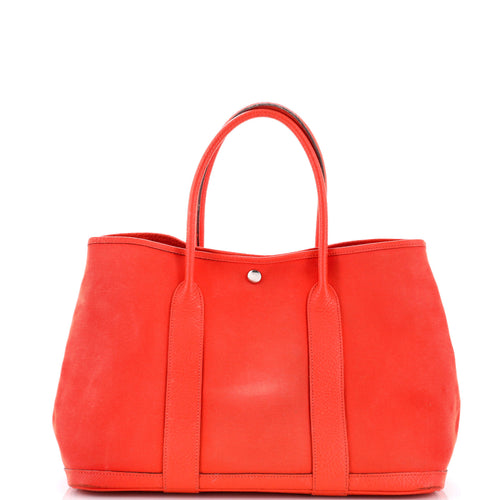 Garden Party Tote Toile and Leather 36