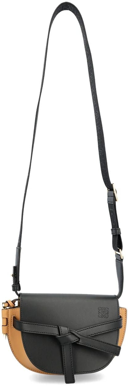 Loewe Women's Mini Gate Dual Bag in Black | Size UNICA | A650N46X25