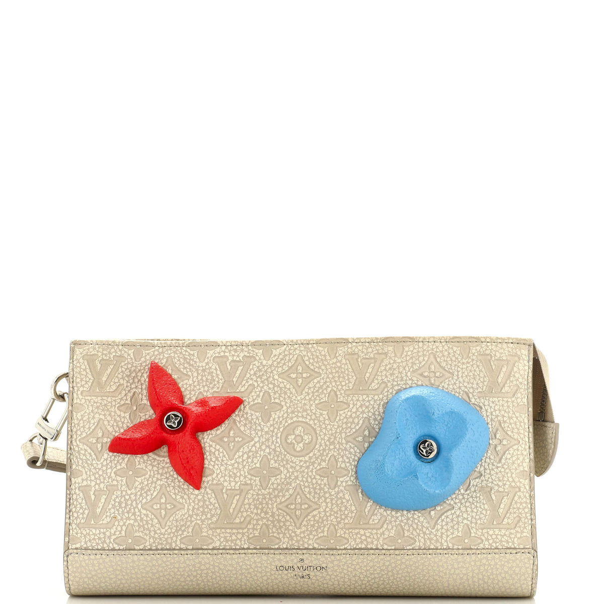 Louis Vuitton Climbing Standing Pouch Limited Edition Monogram Taurillon Leather with Acrylic