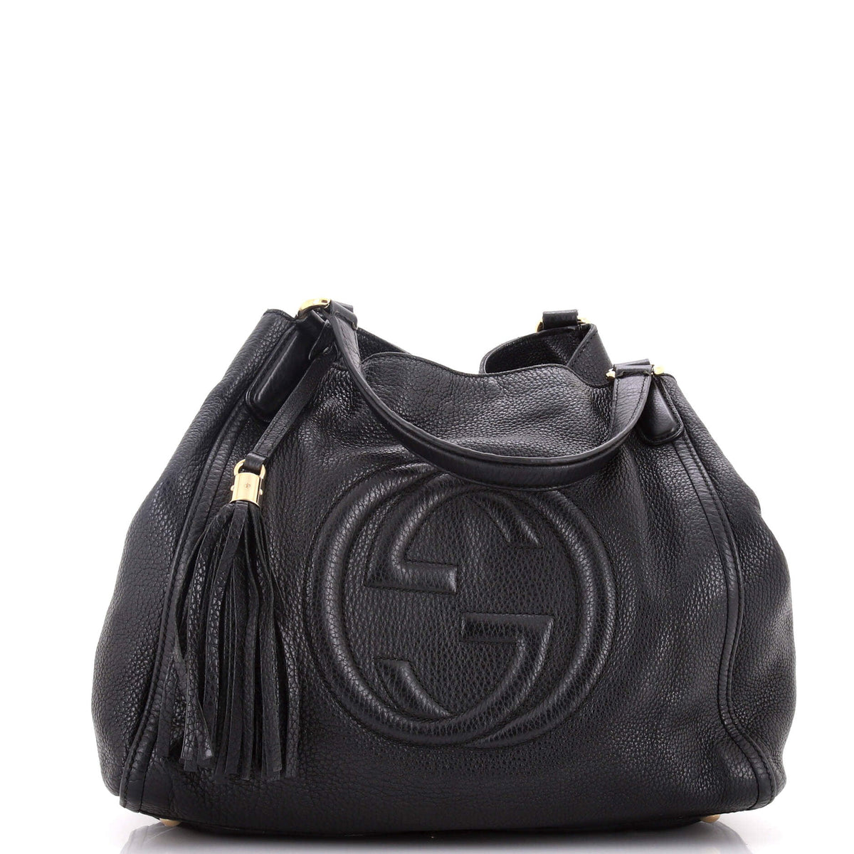 Gucci GUCCI Soho Shoulder Bag Leather Medium