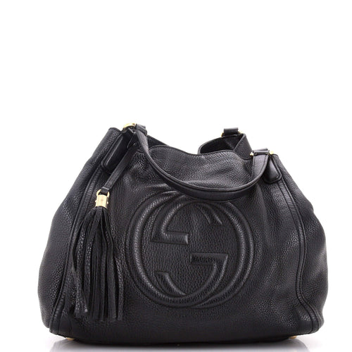 GUCCI Soho Shoulder Bag Leather Medium