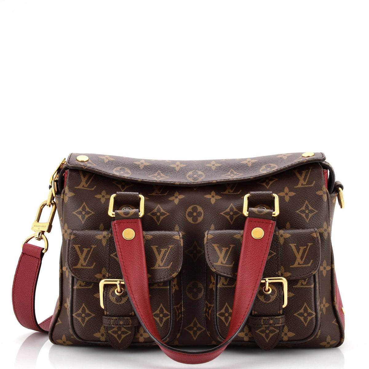 Louis Vuitton Manhattan NM Handbag Monogram Canvas with Leather