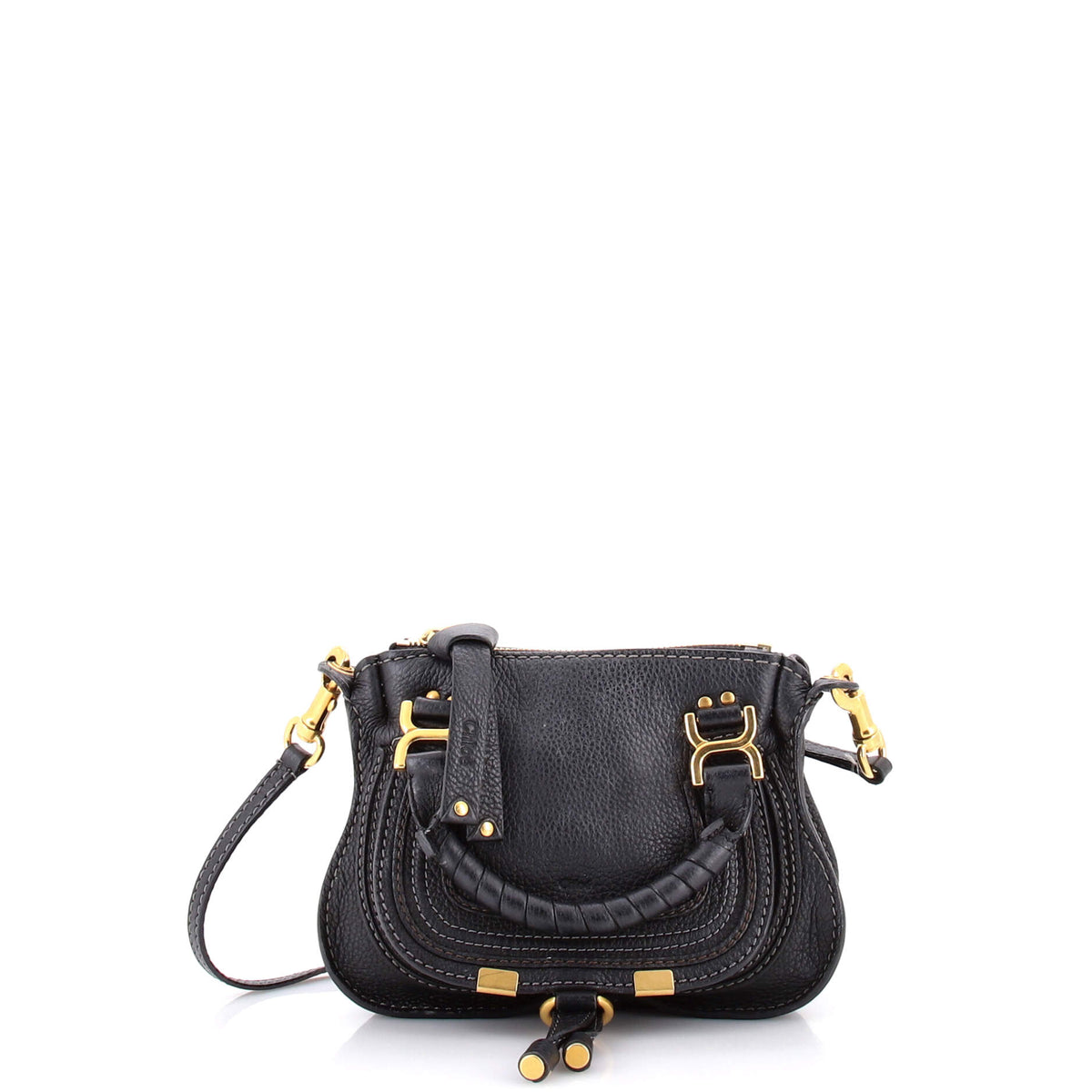 Chloe CHLOE Marcie Satchel Leather Baby