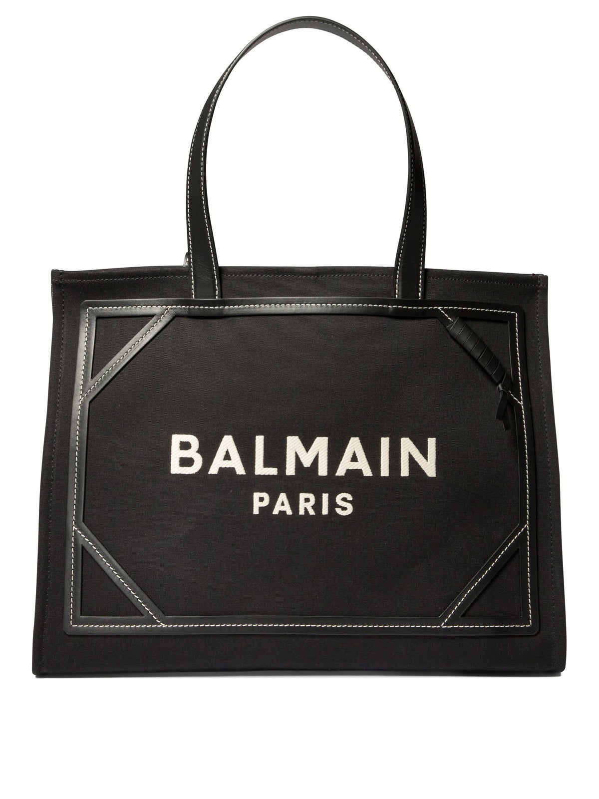 Balmain Women's "b-Army Medium" Shoulder Bag in Black | DN1FF810TPACGFE