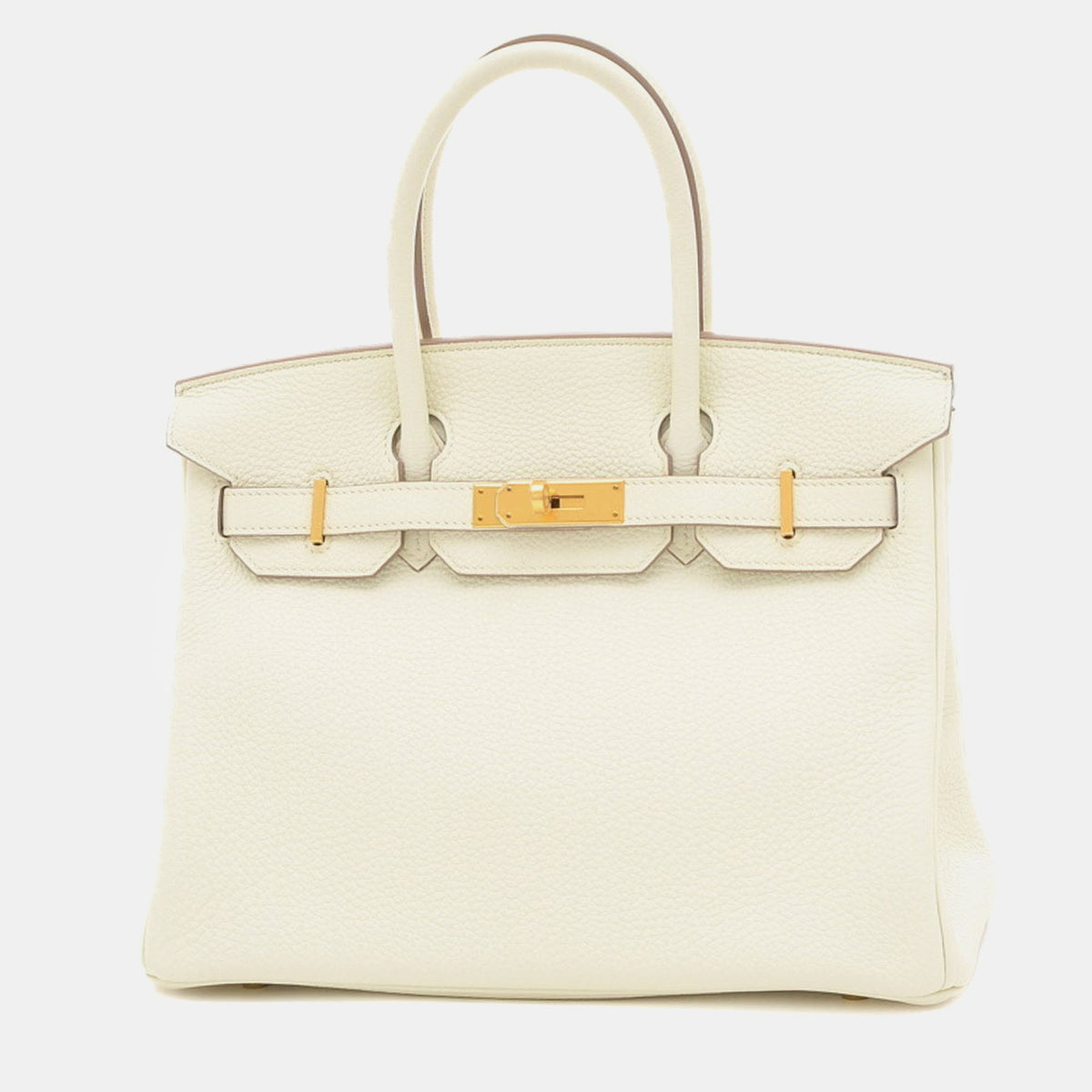Hermès Mushroom Togo B stamp Birkin handbag