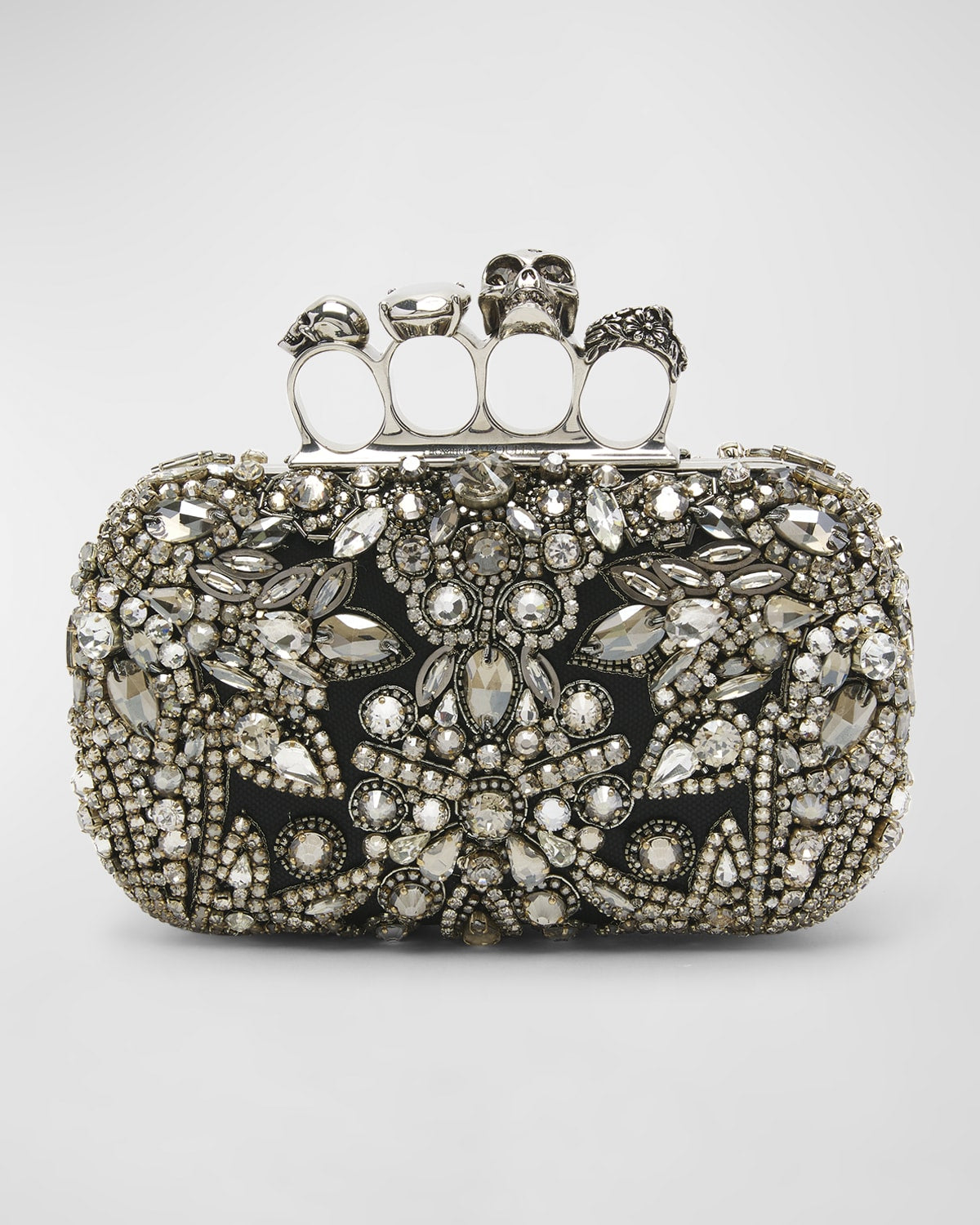 Alexander Mcqueen Skull Exploded Jewel Clutch Bag