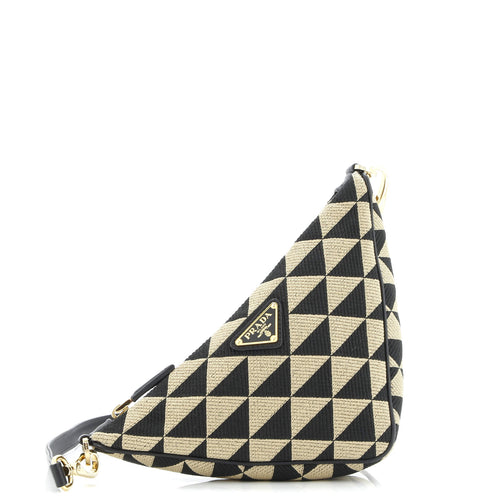 PRADA Symbole Triangle Bag Jacquard Mini