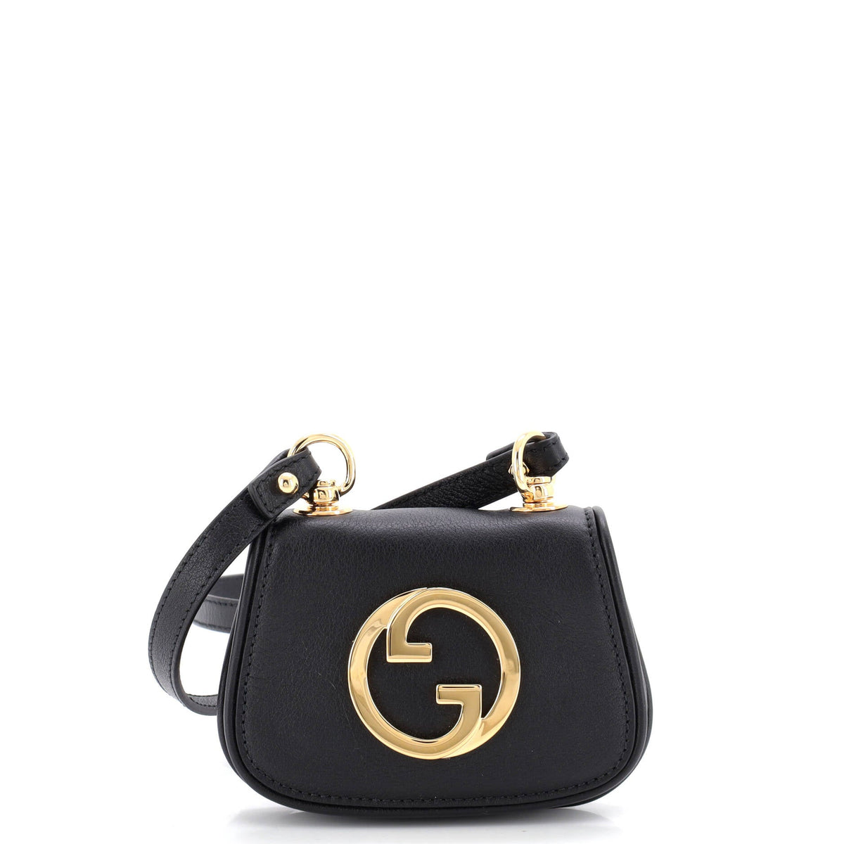 Gucci GUCCI Blondie NM Card Case Wallet with Strap Leather