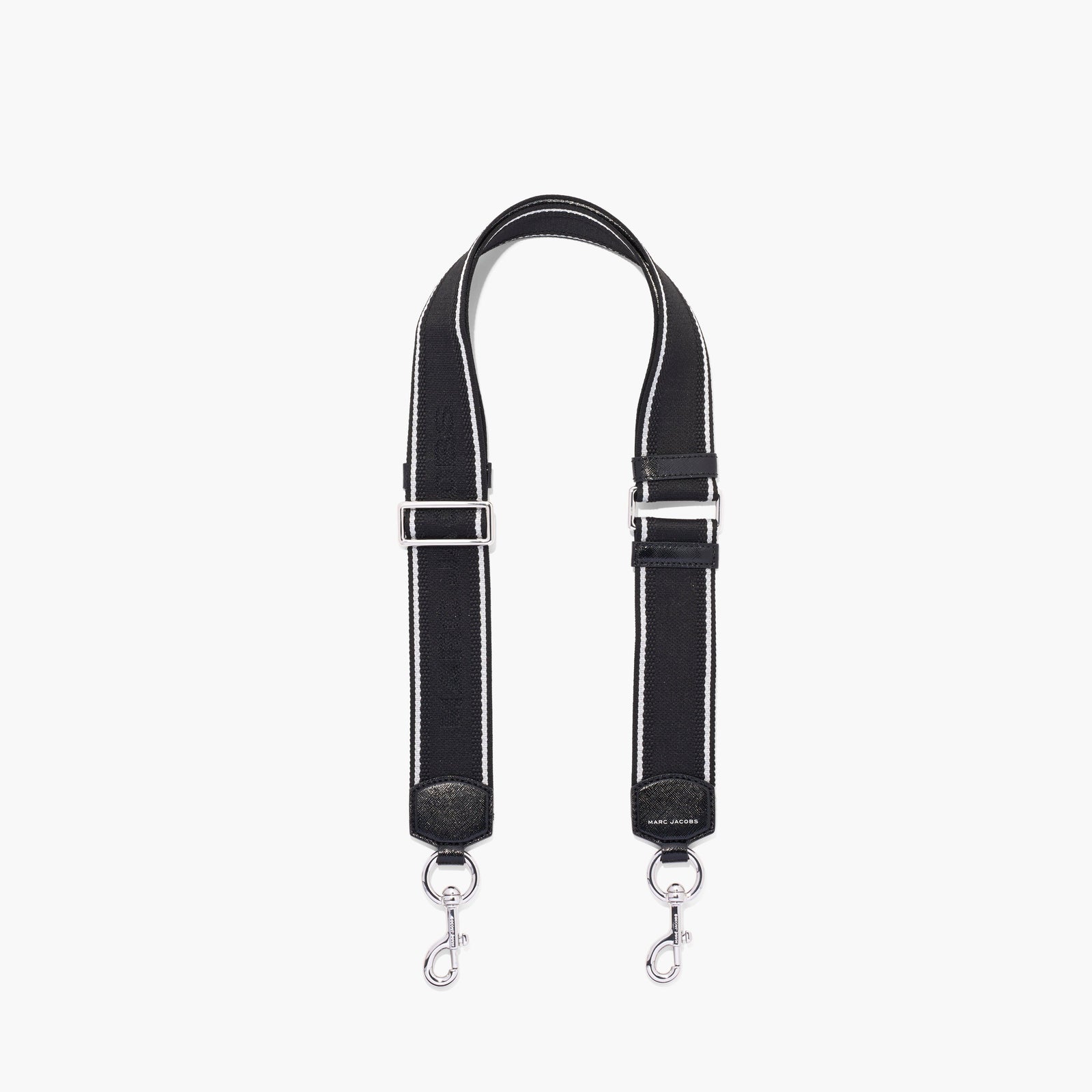 Marc Jacobs The Logo DTM Webbing Strap in Black