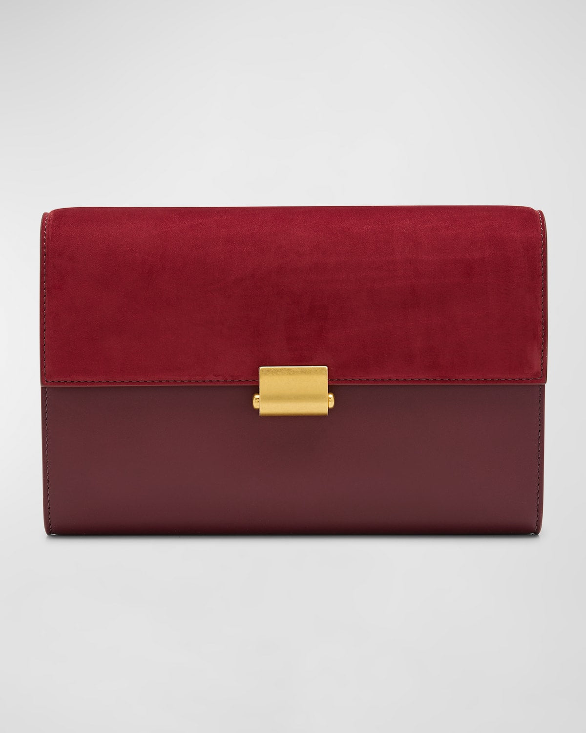 The Row Laurie Flap Shoulder Bag in Calfskin Leather