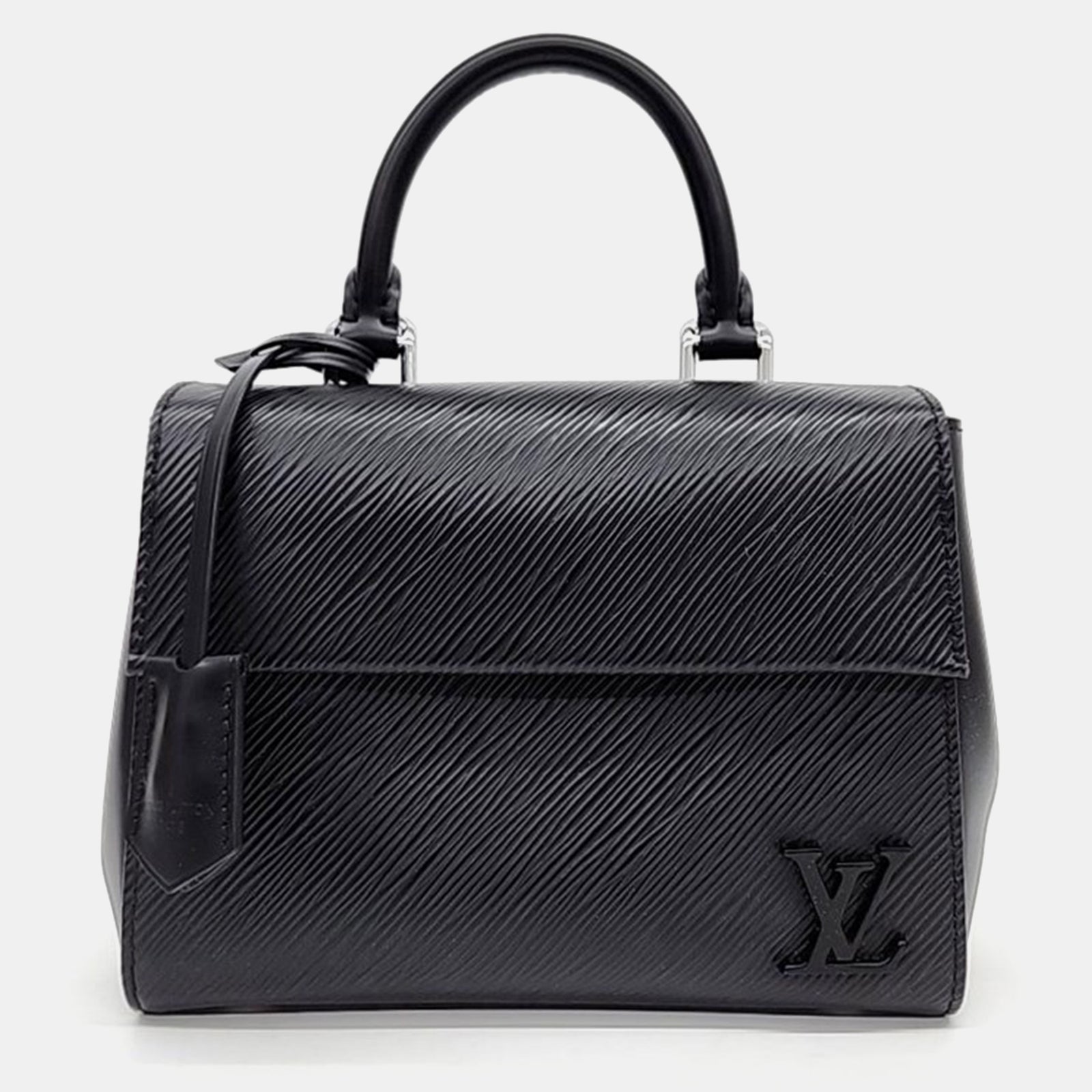 Louis Vuitton Sac à main Cluny MM en cuir épi noir