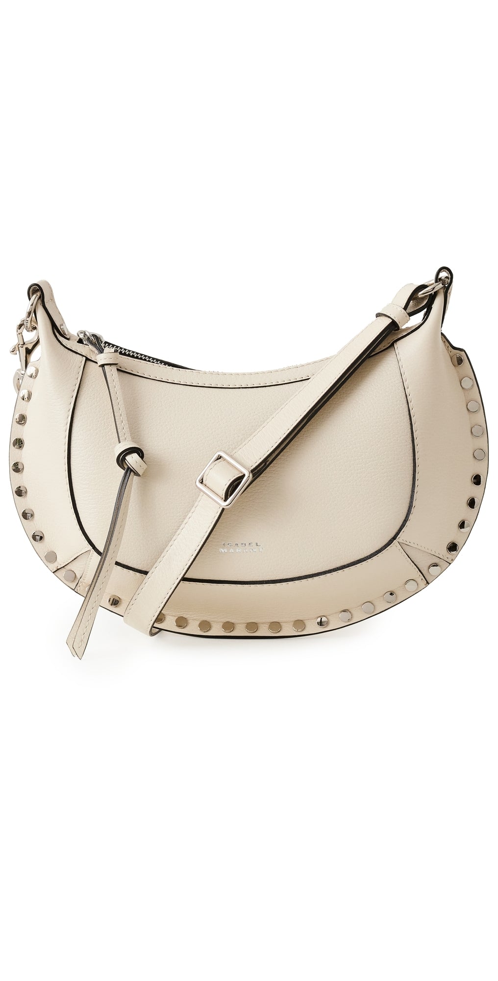 Isabel Marant Oskan Moon Bag Chalk One Size