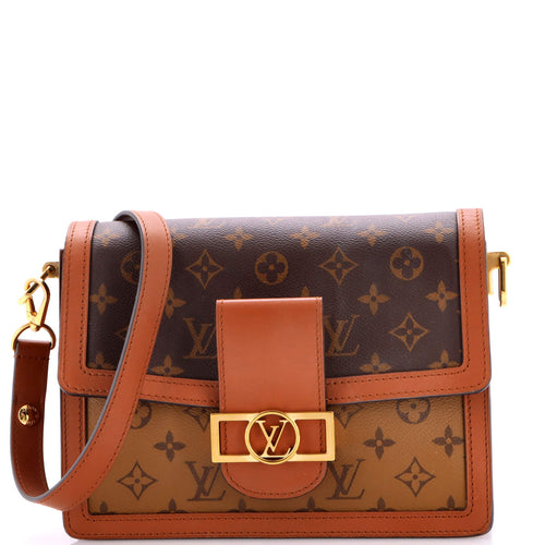 Dauphine Shoulder Bag Reverse Monogram Canvas MM