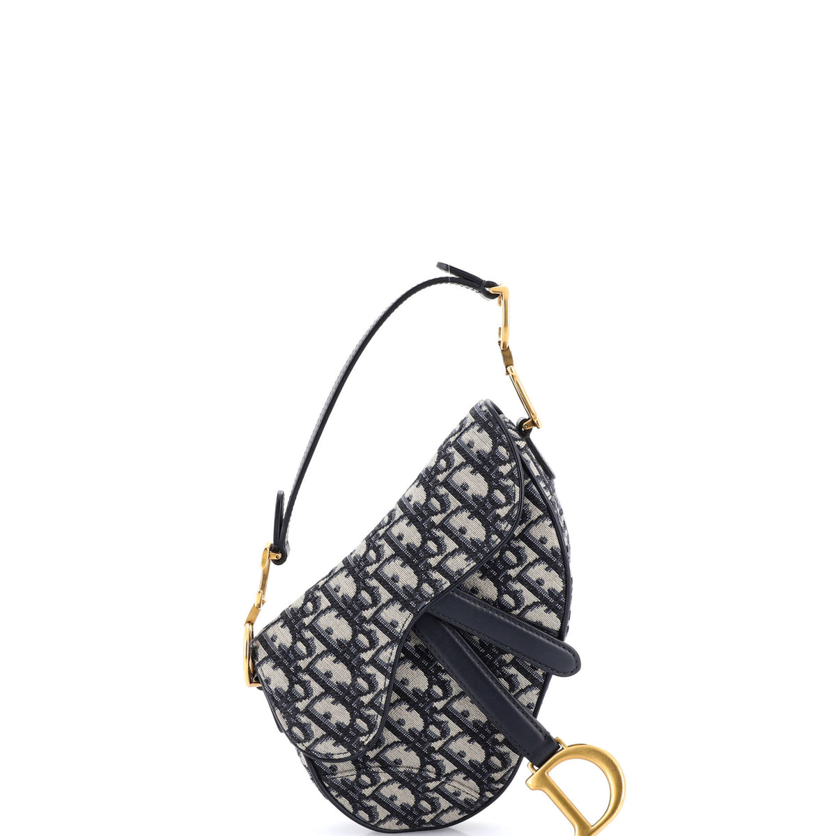Christian Dior Saddle Handbag Oblique Canvas Mini