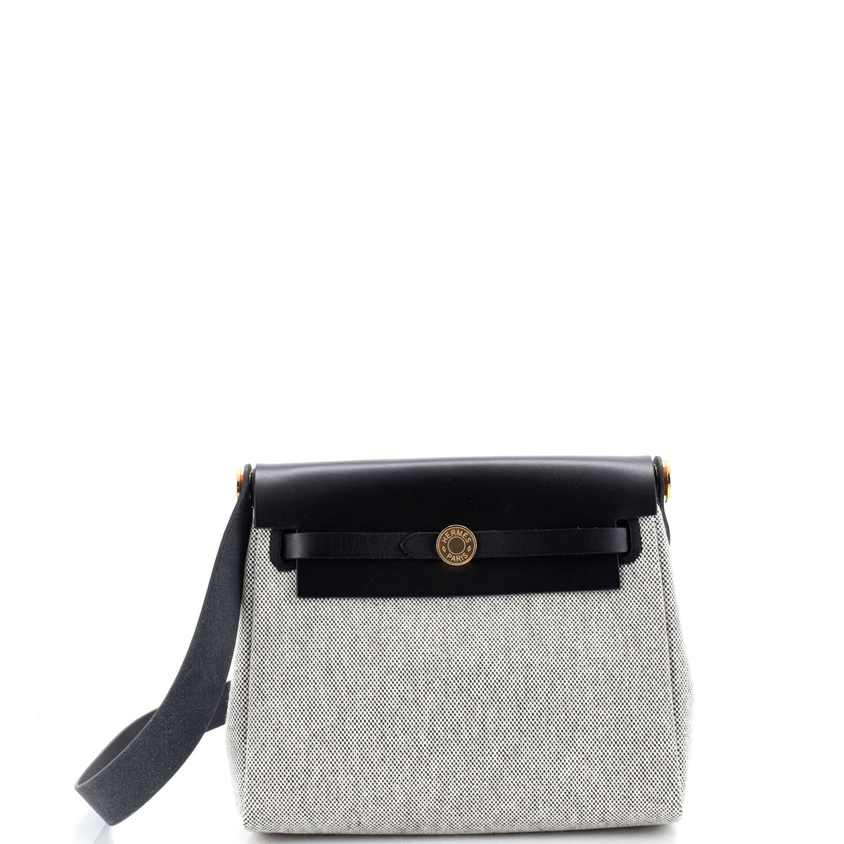 Herm?s Herbag Zip Toile and Leather 20
