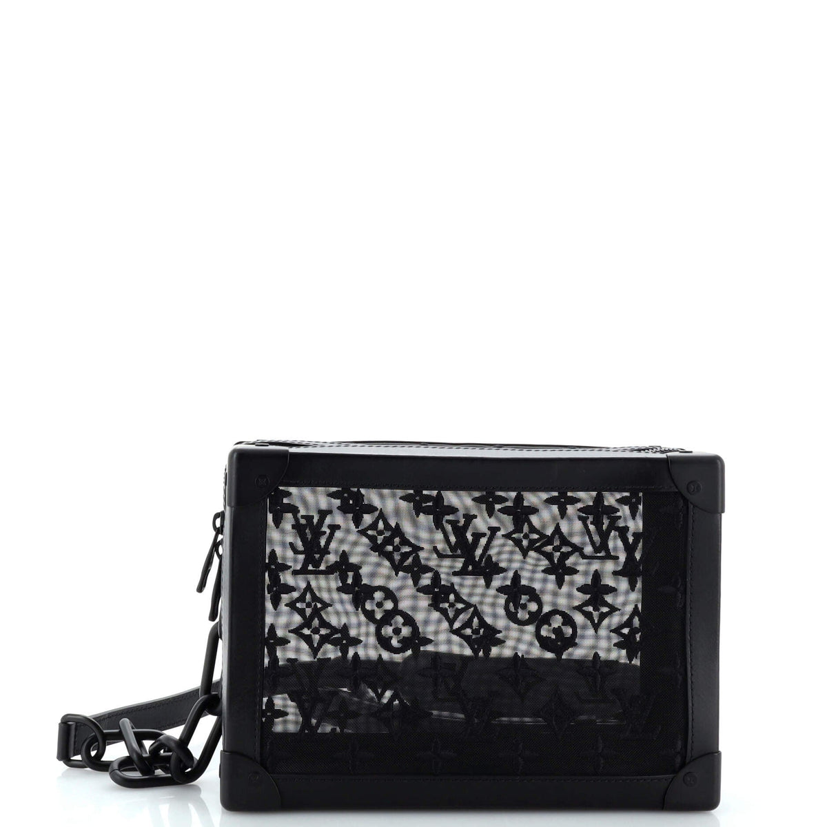 Louis Vuitton Soft Trunk Bag Monogram See Through Mesh