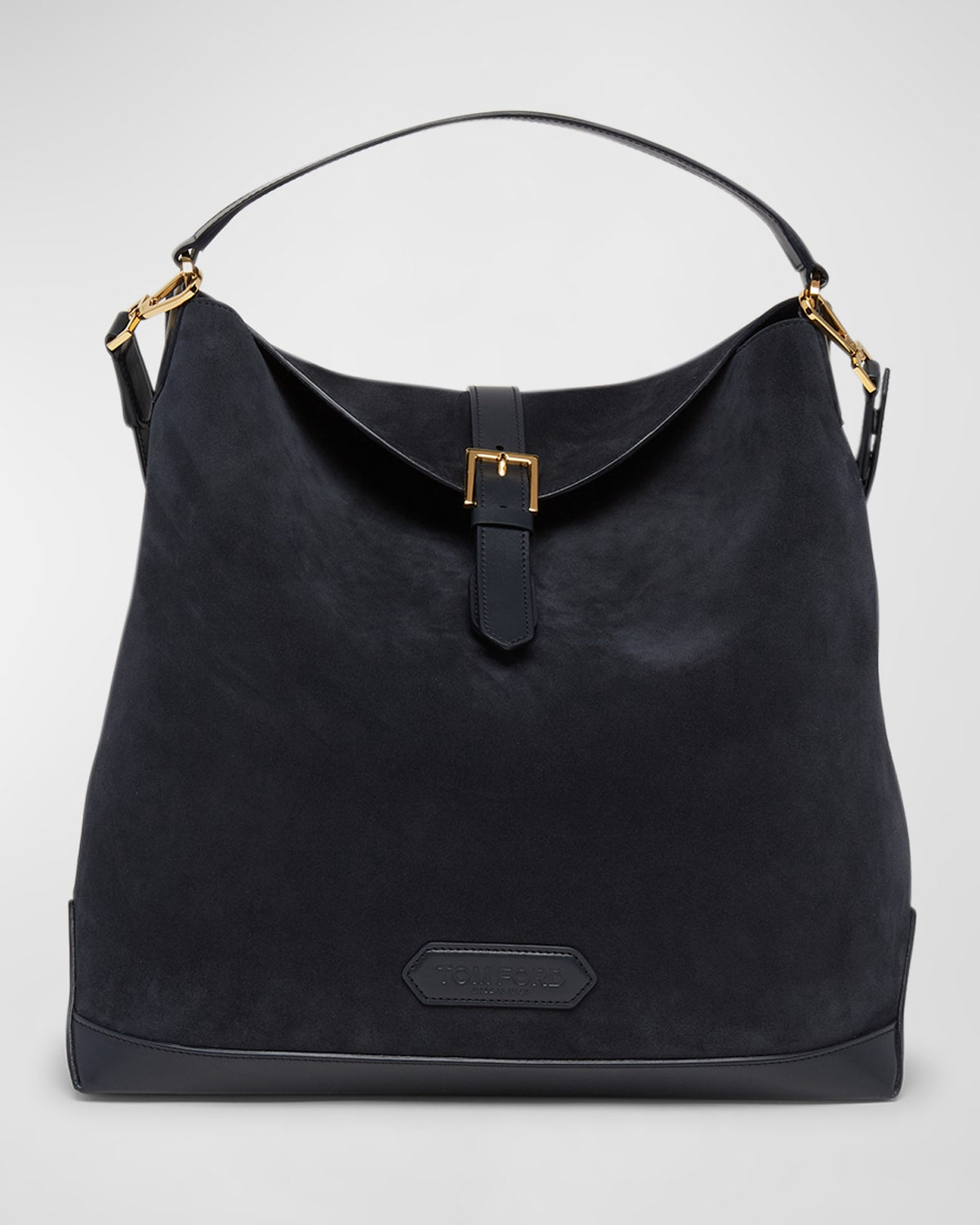 Tom Ford Men's Suede and Leather Hobo Bag