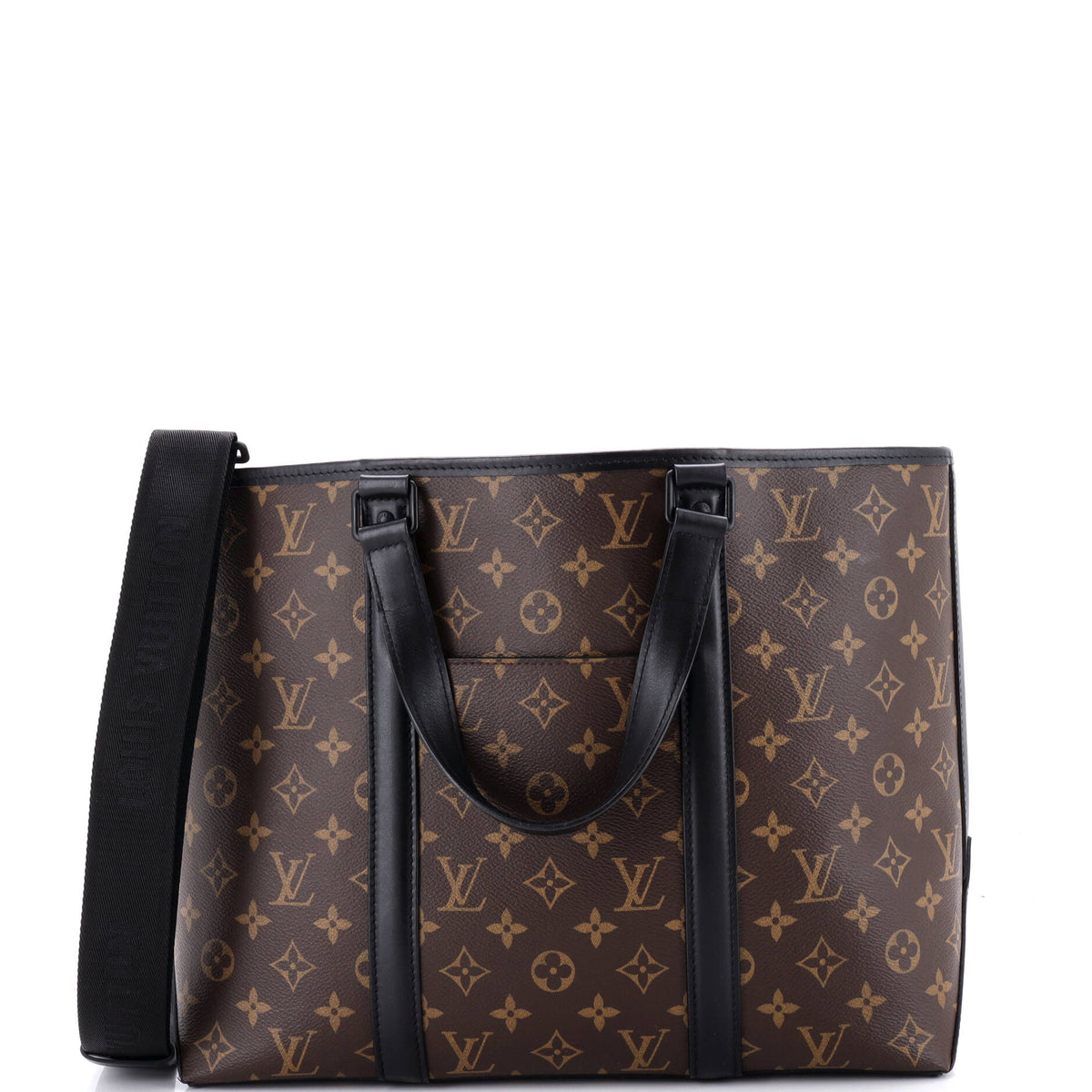 Louis Vuitton Weekend Tote Macassar Monogram Canvas PM