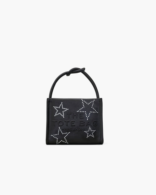 Marc Jacobs The Star Satin Mini Tote Bag in Black