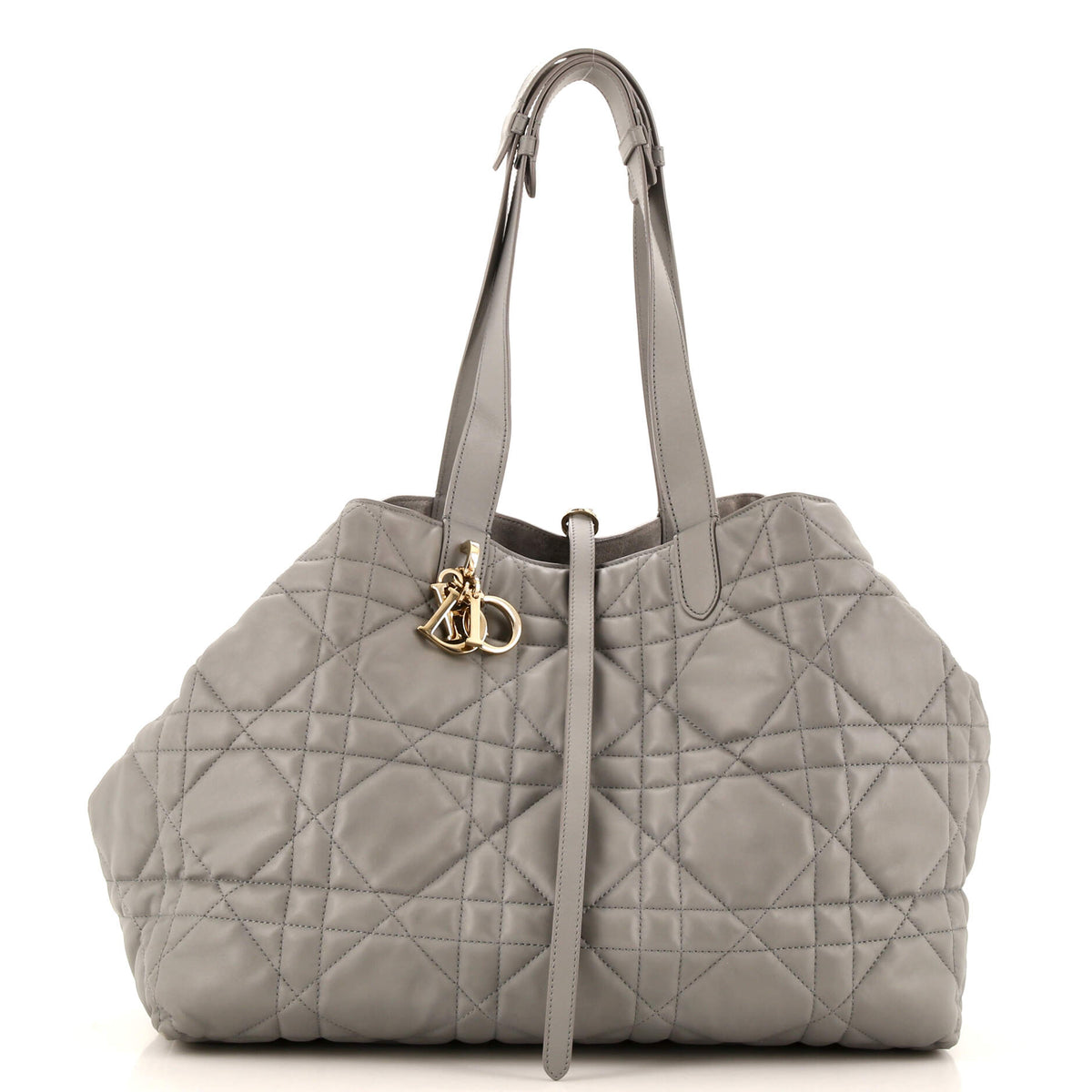 Christian Dior Toujours Tote Bag Macrocannage Quilt Calfskin Large