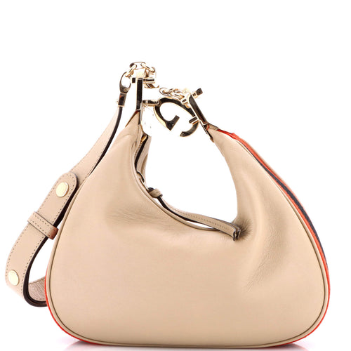 GUCCI Attache Shoulder Bag Leather Small
