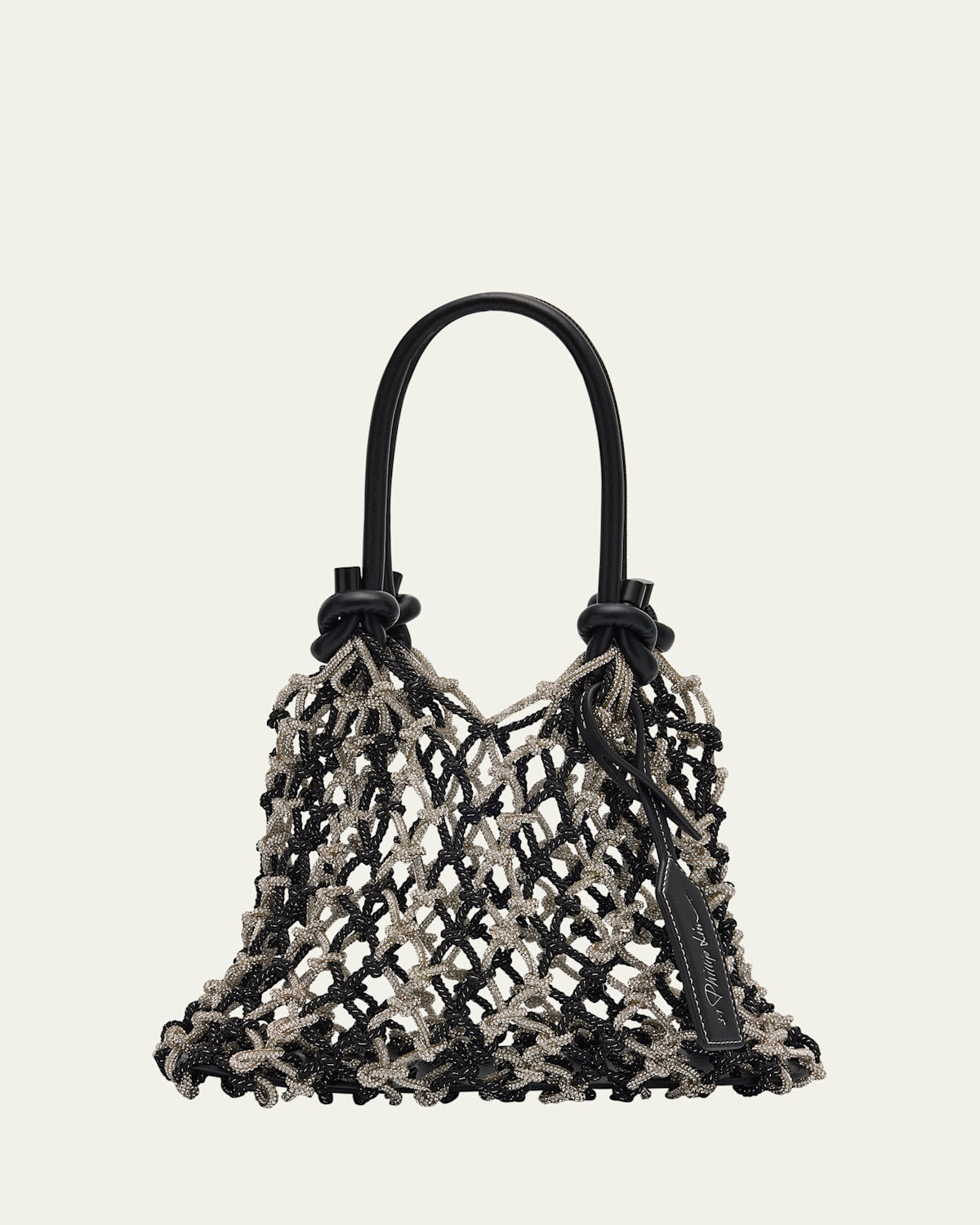 3.1 Phillip Lim Crystal Macrame Mini Sac Top-Handle Bag