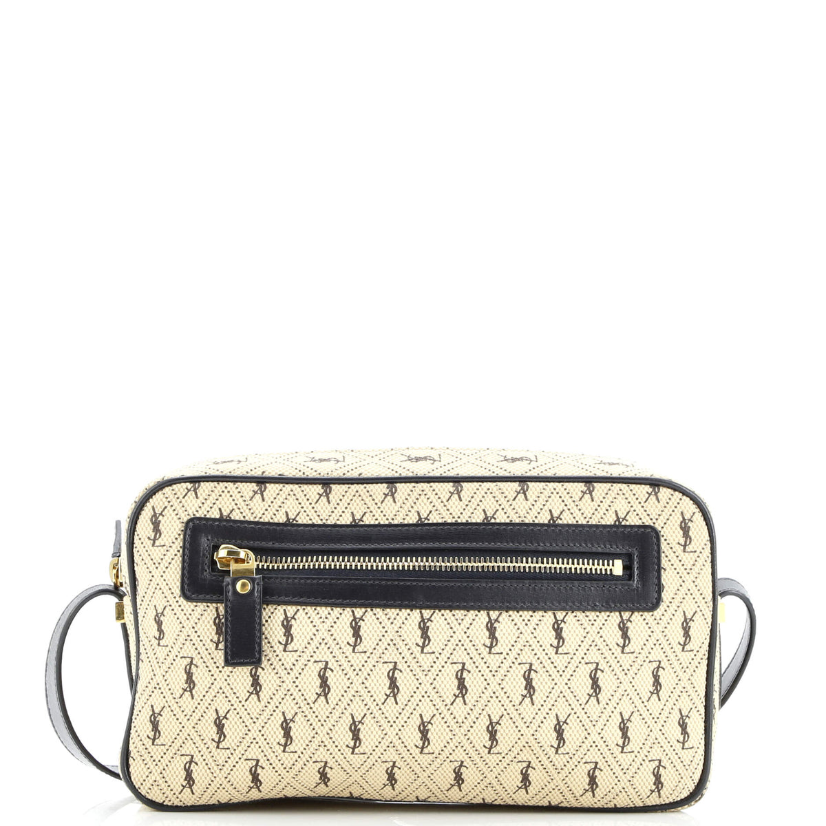 Saint Laurent Camera Bag Monogram All Over Canvas Small