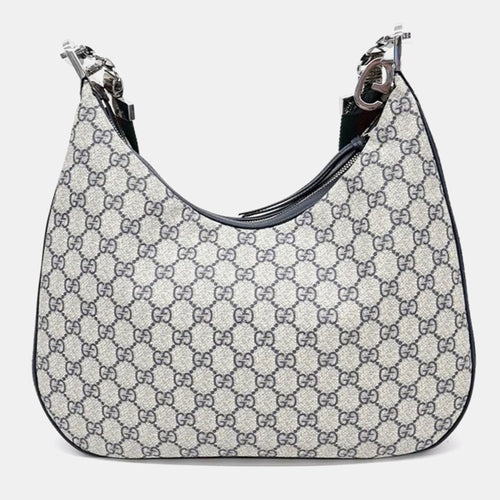 GG Supreme Large Attache Shoulder Bag