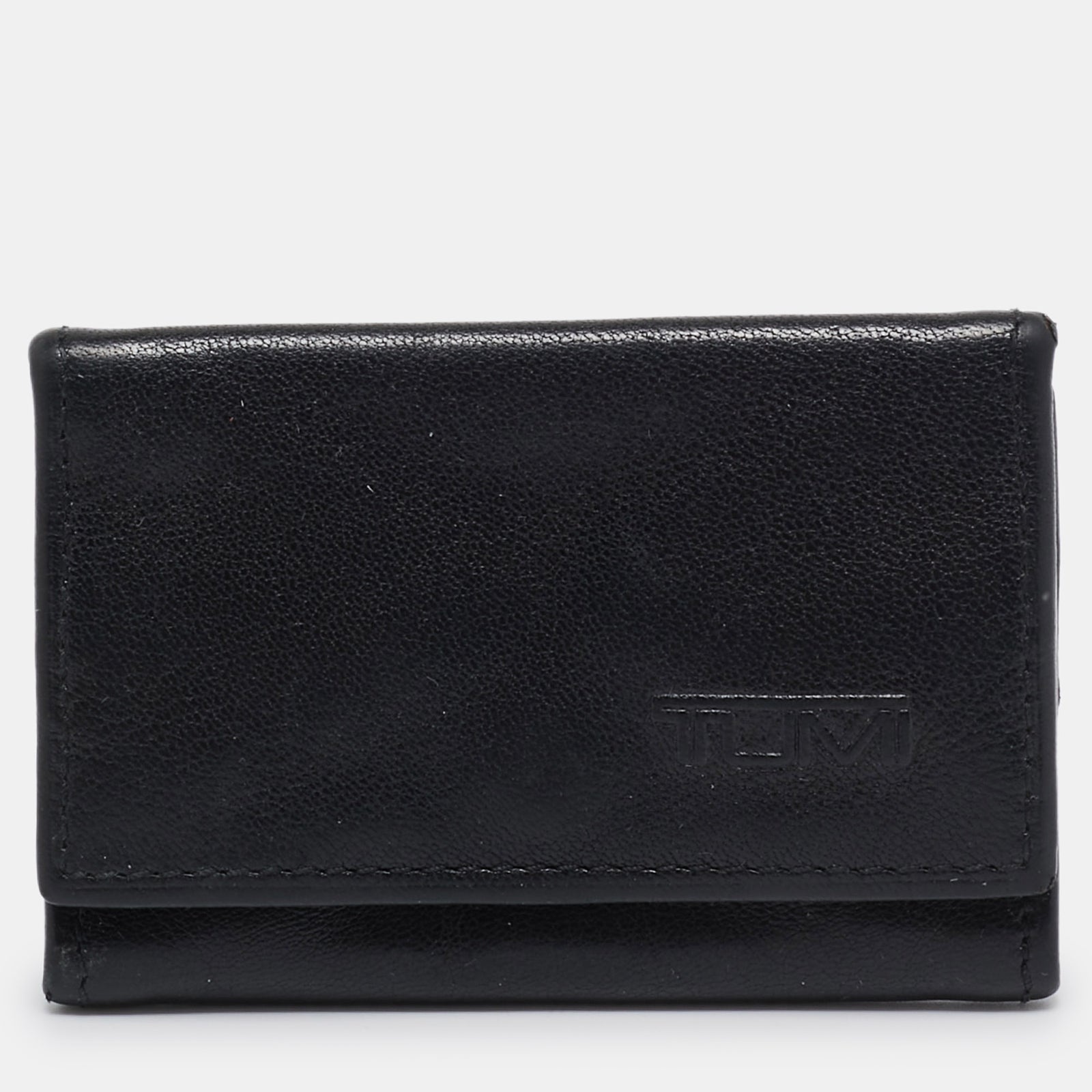 Tumi Black Leather Coin Purse