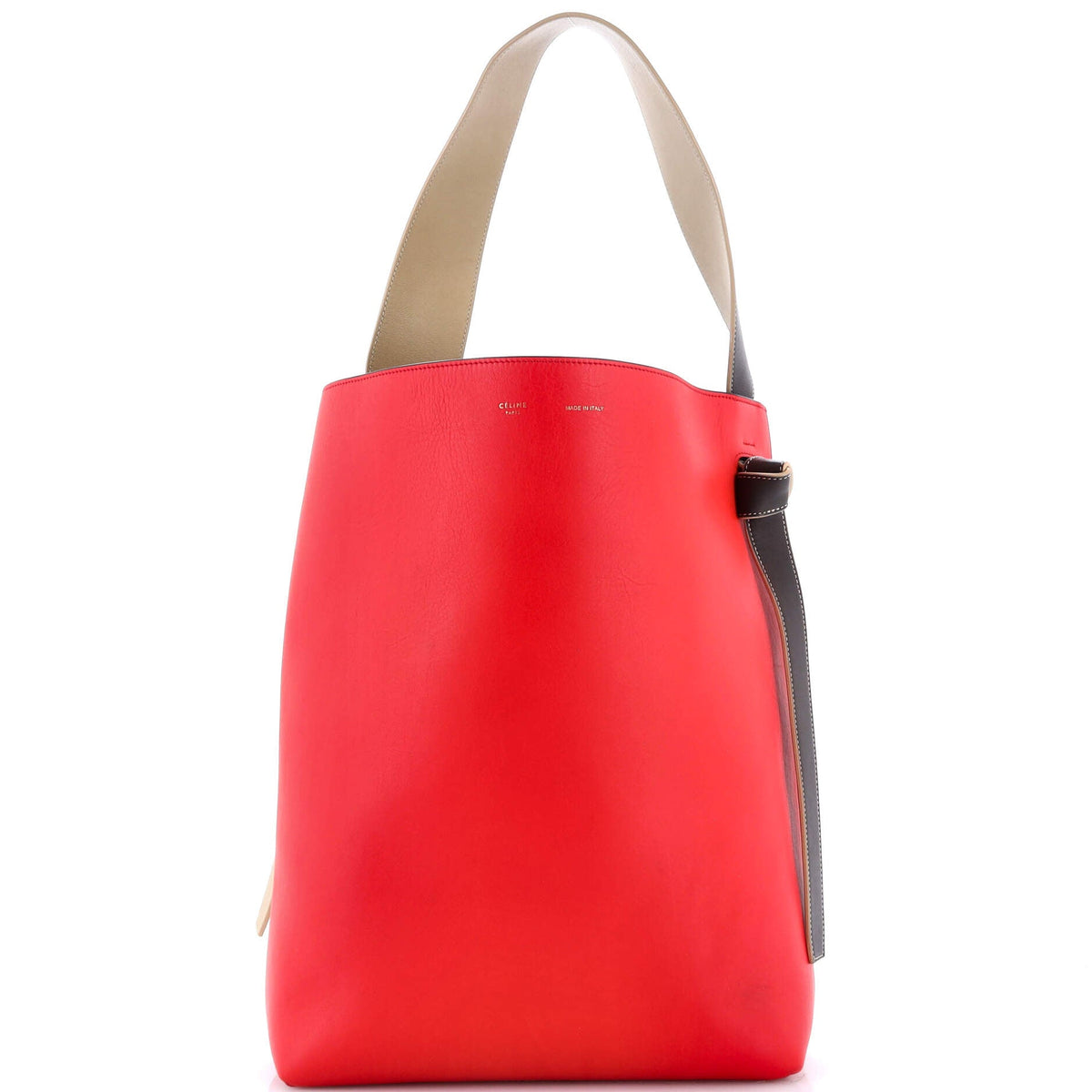 Celine CELINE Twisted Cabas Tote Calfskin Small
