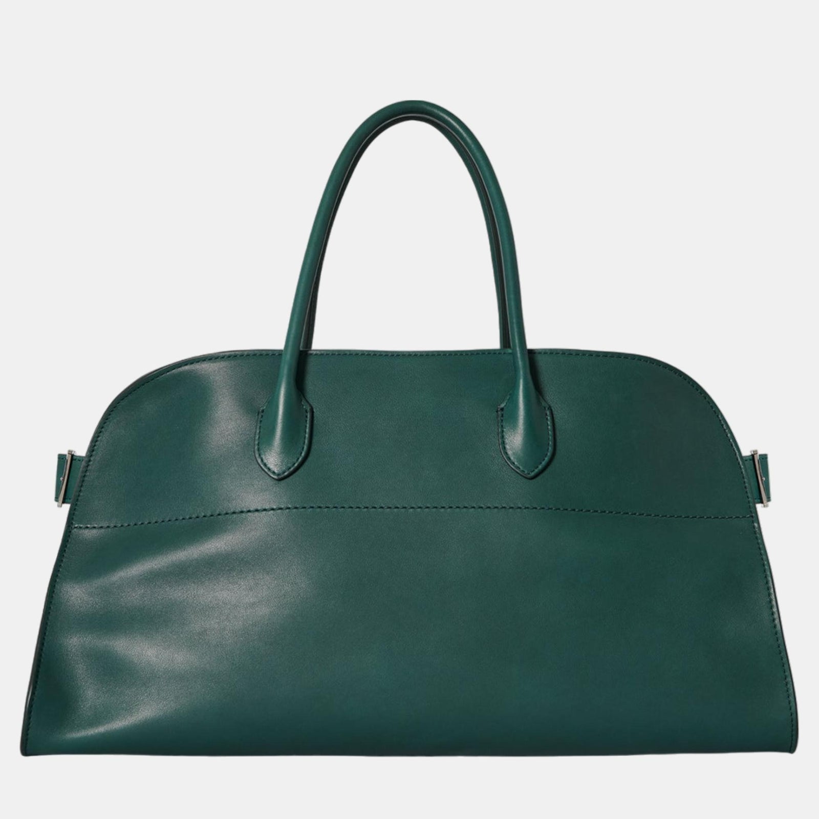 The Row Cyprus Calfskin Leather EW Margaux Shoulder Bag