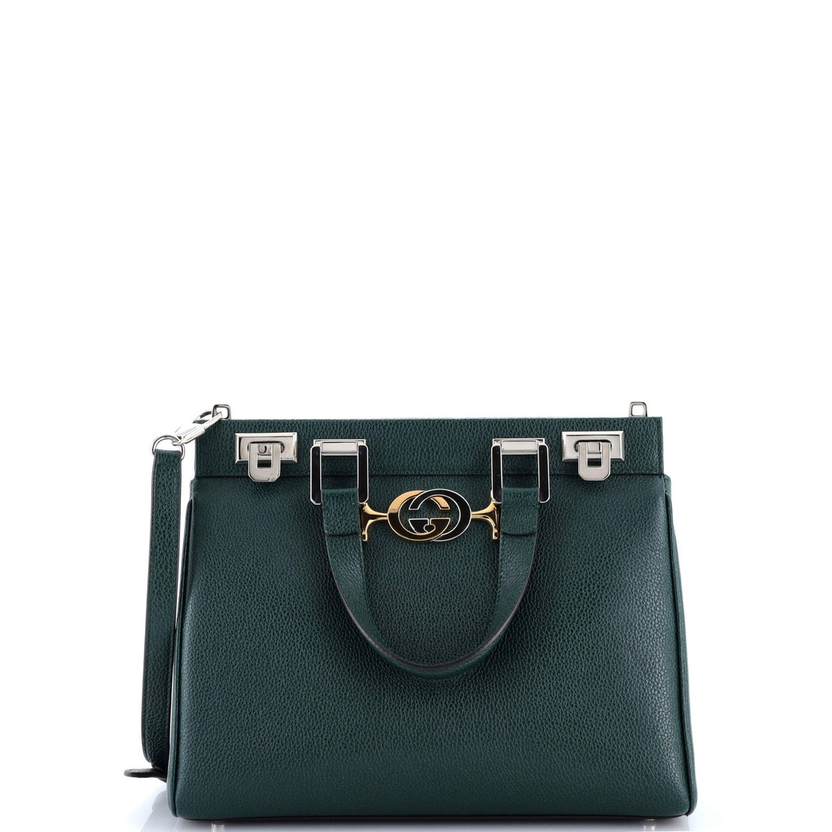 Gucci GUCCI Zumi Top Handle Bag Leather Small