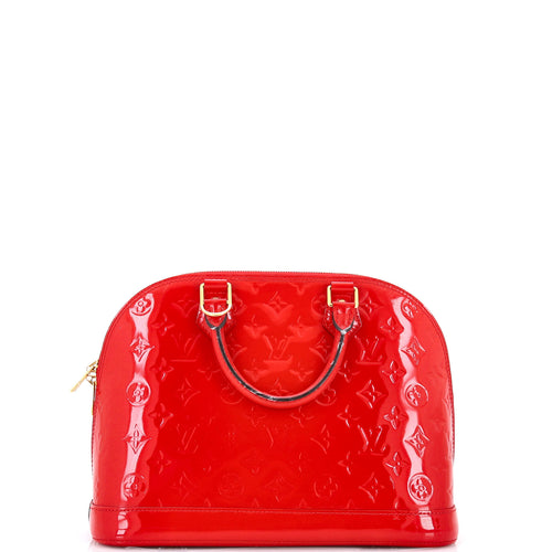 Alma Handbag Monogram Vernis PM