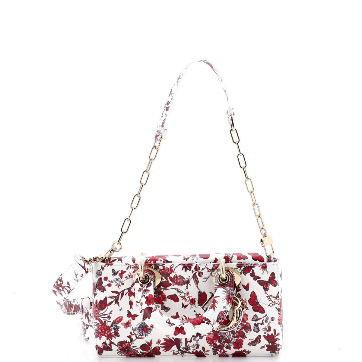 Christian Dior Lady D-Joy Bag Printed Leather Small