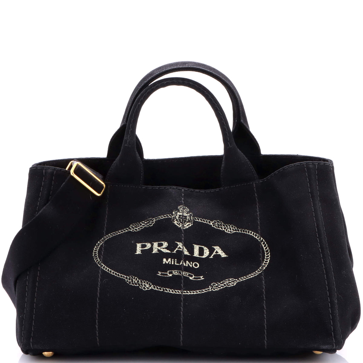 Prada PRADA Canapa Convertible Tote Canvas Medium