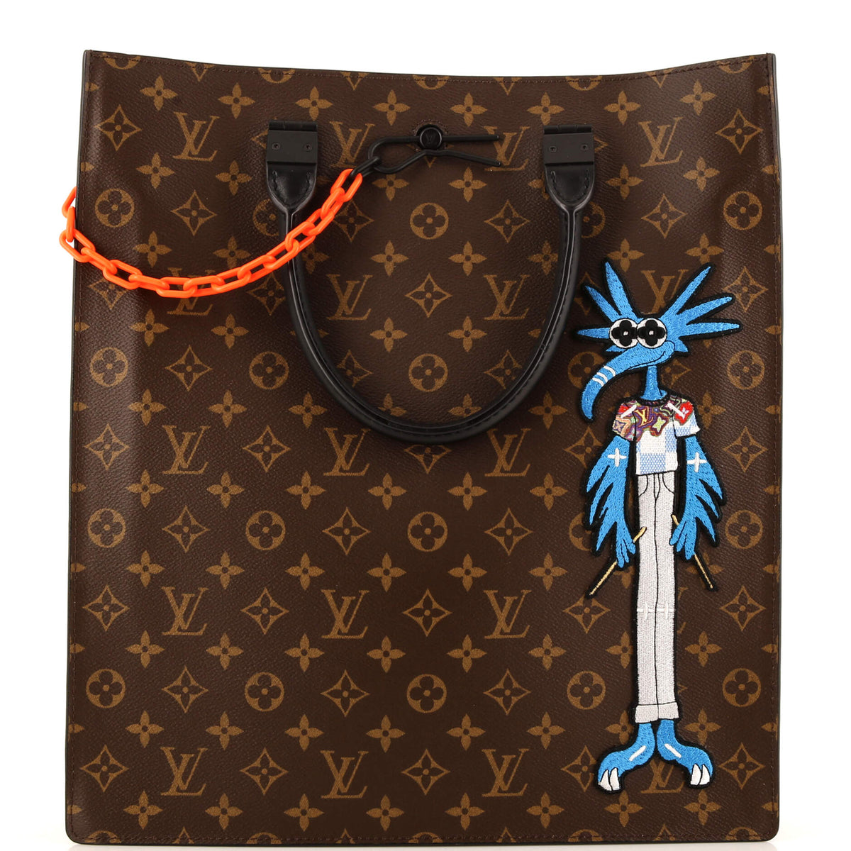 Louis Vuitton Solar Ray Sac Plat Bag Monogram Canvas with LV Friends Patch