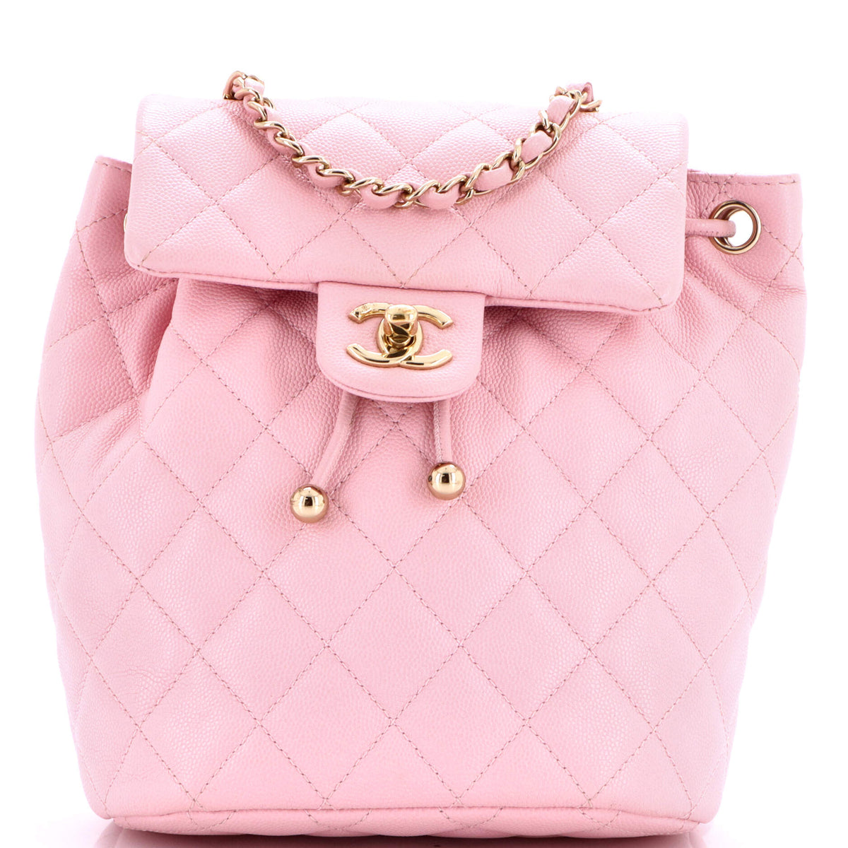 Chanel CHANEL Urban Spirit NM Backpack Quilted Caviar Mini