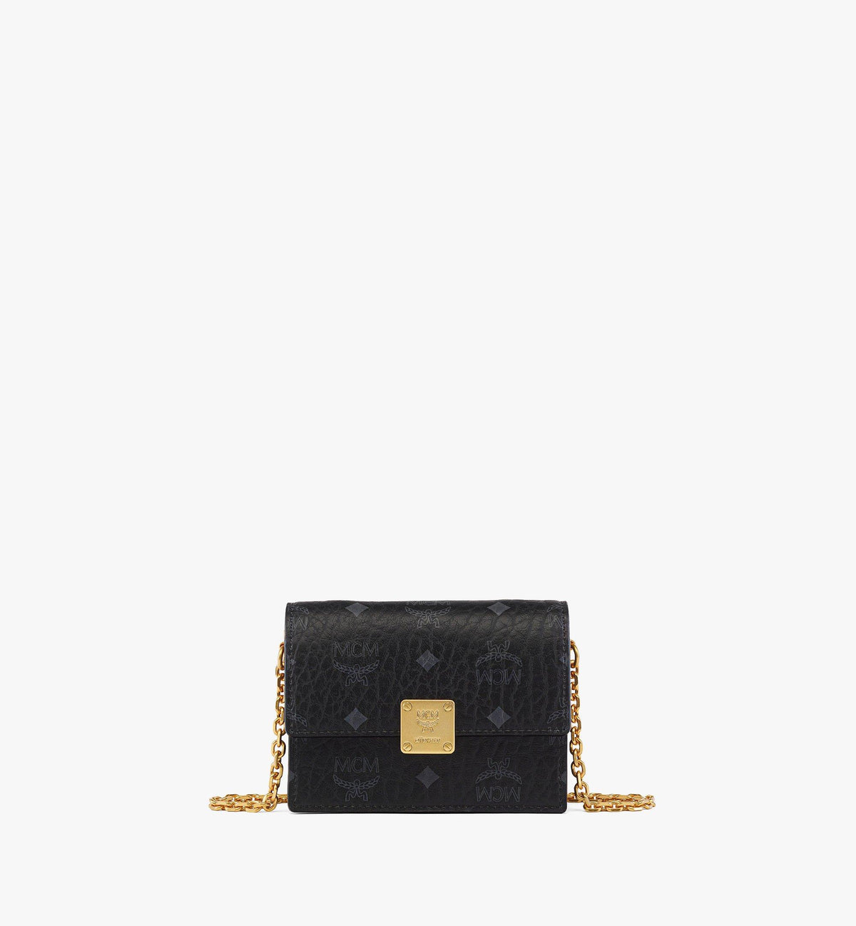 MCM Aren Chain Wallet In Visetos