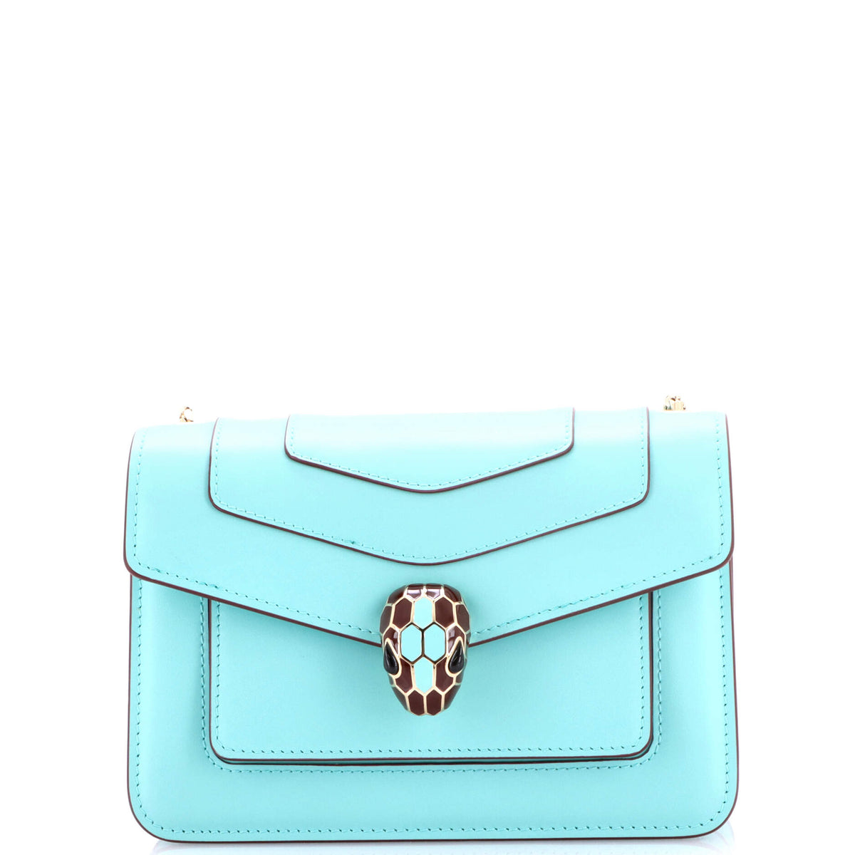 Bvlgari BVLGARI Serpenti Crossbody Bag Leather Small