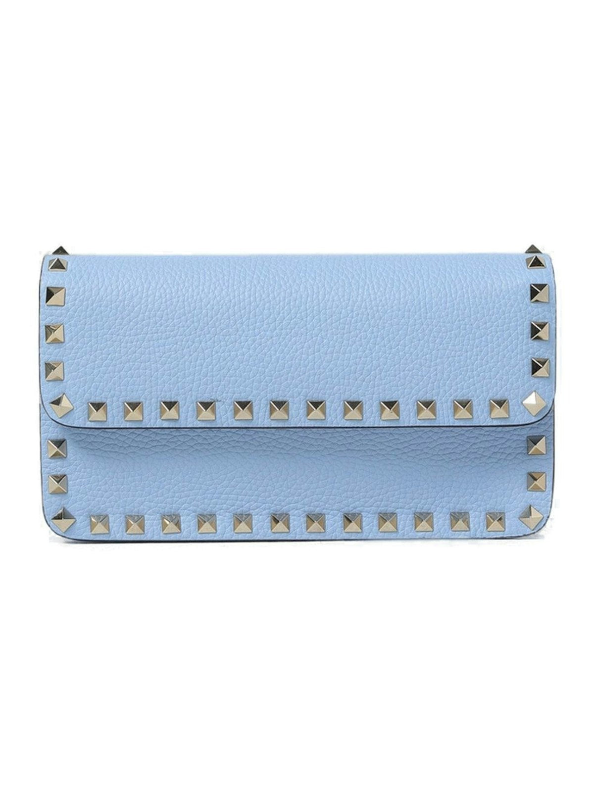Valentino Garavani Women's Rockstud Pouch in Popblue | 4W2P0S61VSH