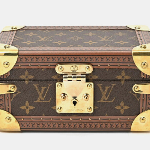 Brown Canvas Monogram 20 Coffret Tresor Trunk