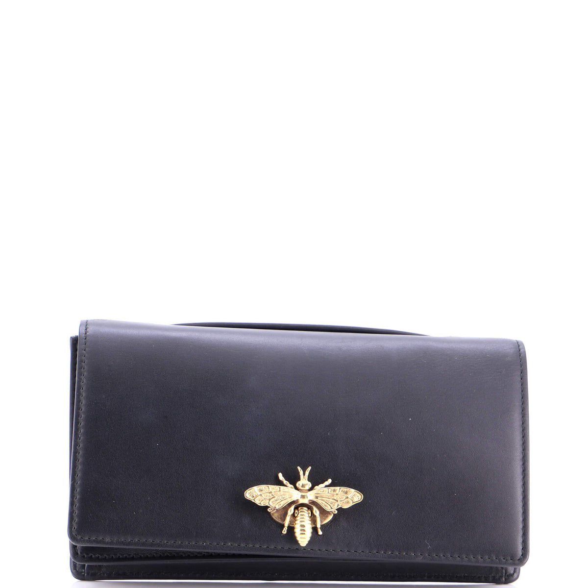 Christian Dior Bee Clutch Leather